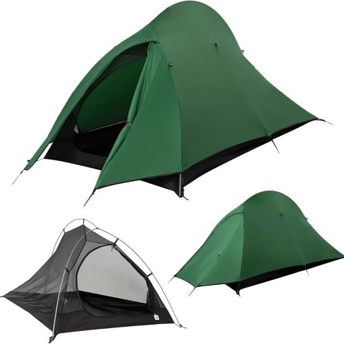 1-2 Person Lightweight Backpacking Tent – Waterproof Tent for 3 Season, Ultralight Camping Tent for Outdoor, Easy Setup for Sports, Hiking, Travel by
